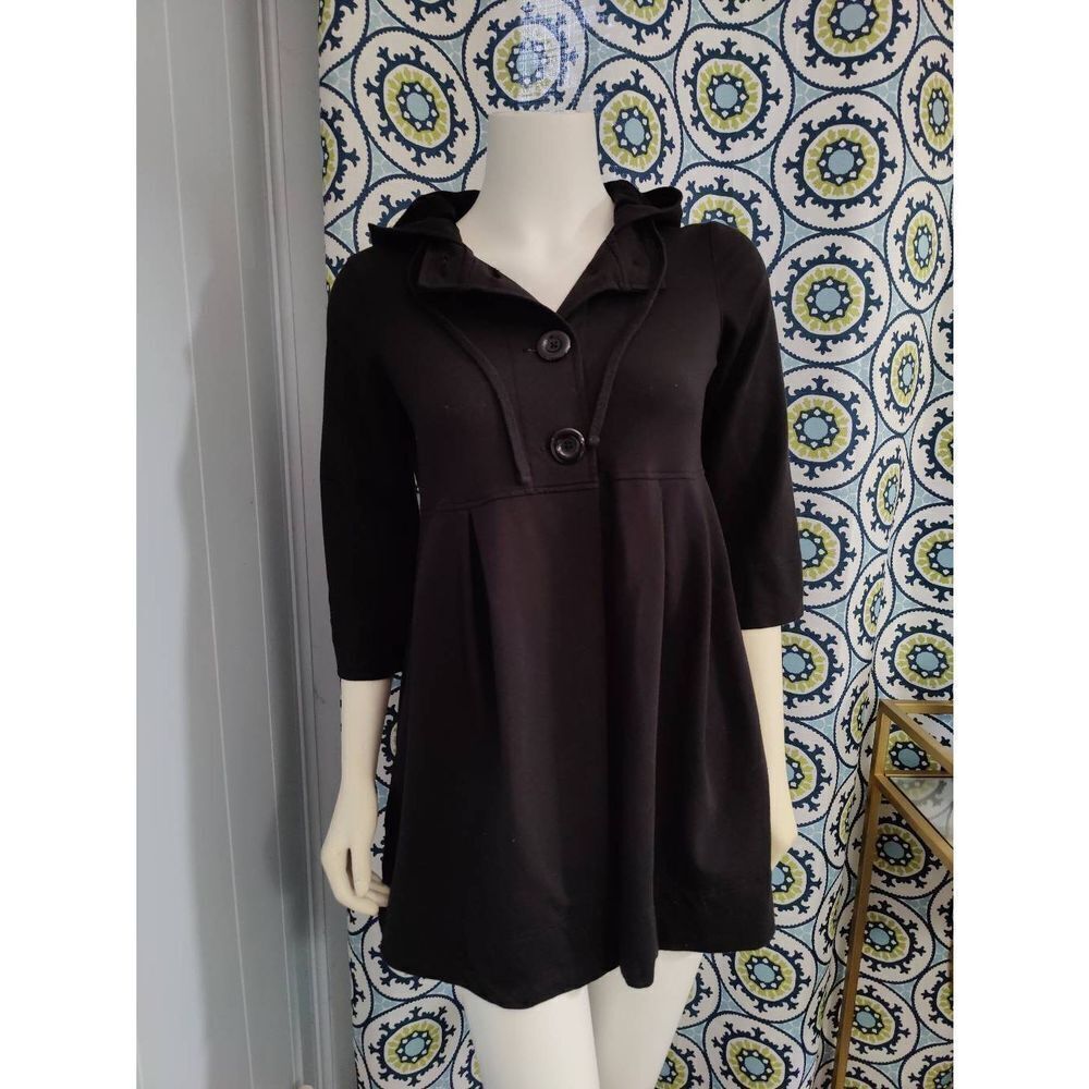 Zuda Baby Doll Hooded 3/4 Sleeve Jacket